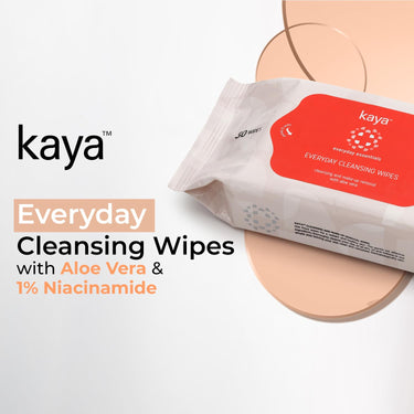 Kaya Clinic Everyday Cleansing Wipes | Cleansing | Intense Hydration Wipes | All Skin Types | 30 Wipes